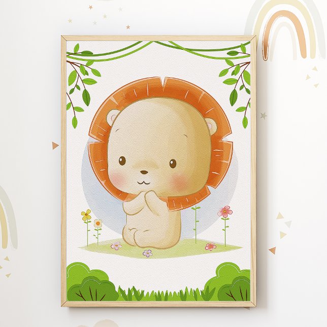 Impression de nurserie de lion pour chambre d'enfa (Créateur téléchargé)