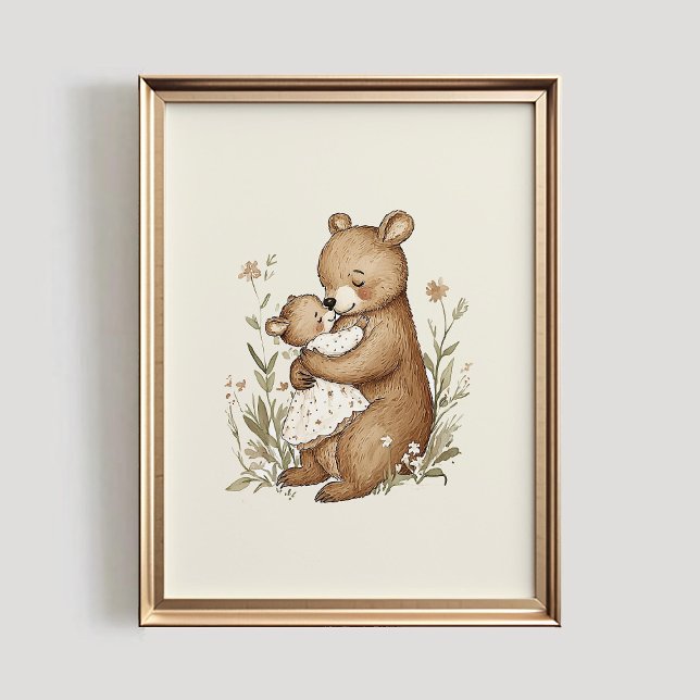 Impression de nurserie ours, impression de nurseri (Créateur téléchargé)