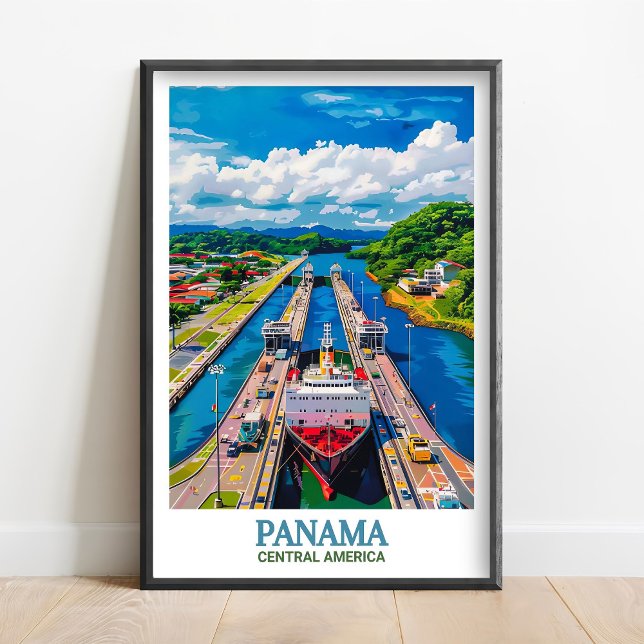 Impression de Panama - Art de Panama - Œuvre d'art (Créateur téléchargé)