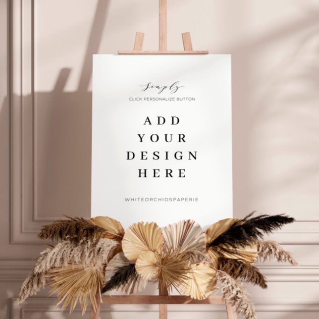 Impression de panneau de mariage 45x60 cm (Créateur téléchargé)