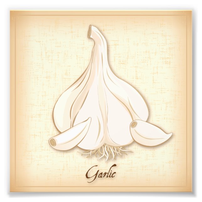 Impression de photo d'ail (Devant)