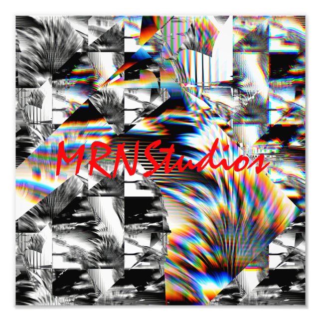 Impression de photo d'attaque arc-en-ciel (Devant)