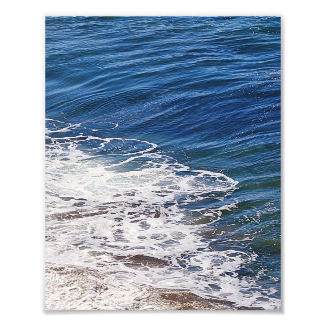 Impression de photo d'Océan Bleu de près à Malibu (Devant)