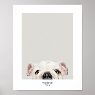 Impression de photo et nom de l'animal personnalis