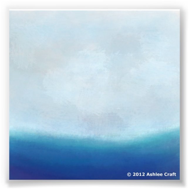 Impression de photo météo orageuse (Devant)