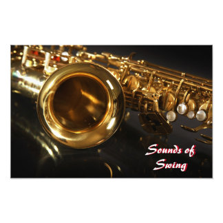 Impression de photo saxophone pivotante