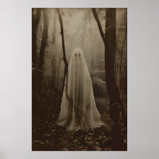 Impression de photographie de fantôme de la forêt  (Devant)