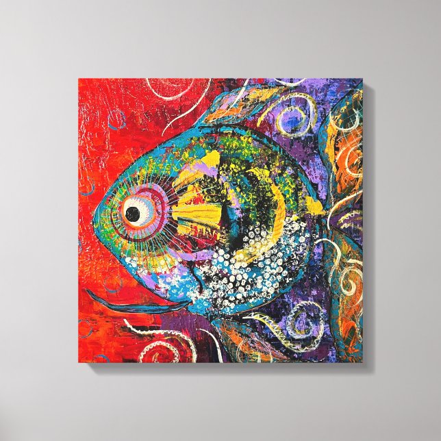 Impression de poissons tropicaux (Recto)