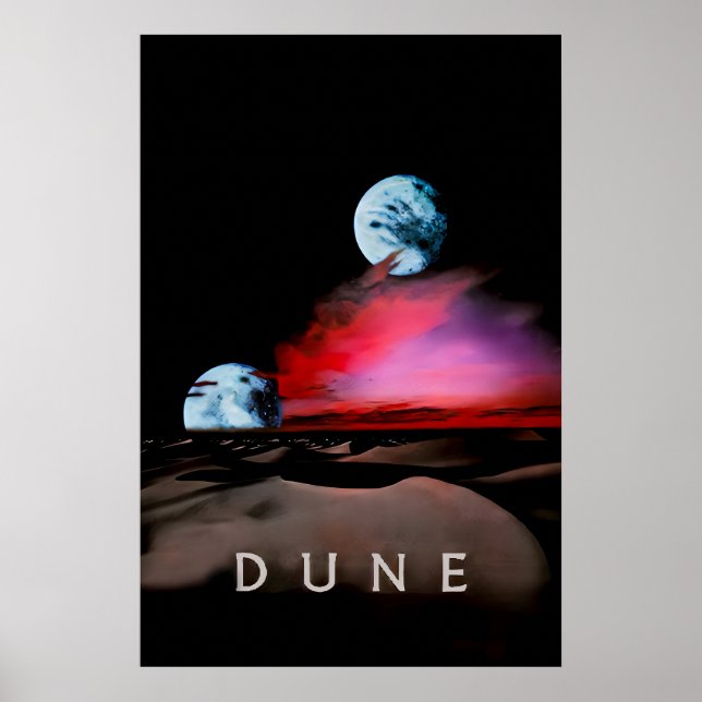Impression de poster de film vintage DUNE 1 (Devant)