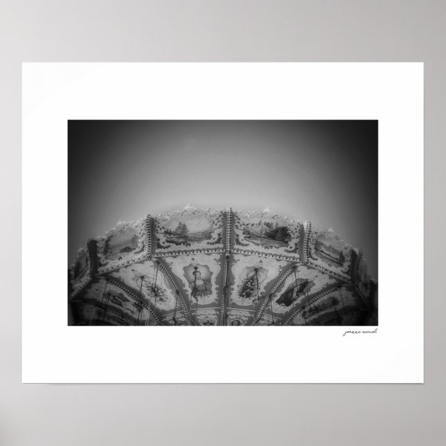 Impression de poster de manège de balançoire de fo (Devant)