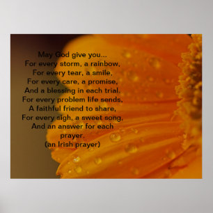 Impression de prières irlandaises