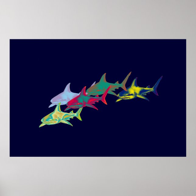 impression de requins décoratifs (Devant)