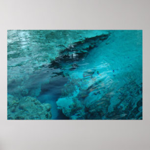 Impression de ressort bleu