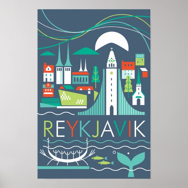 Impression de Reykjavik (Devant)