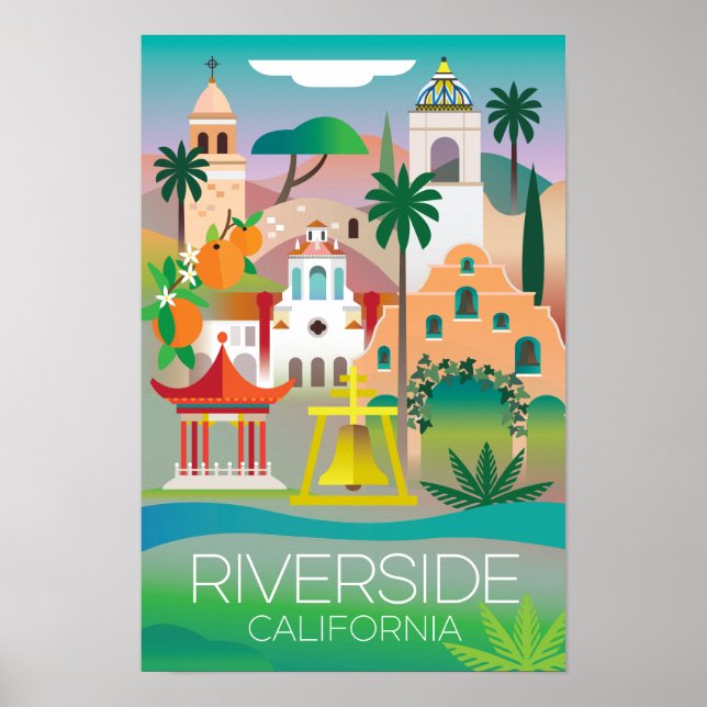 Impression de Riverside, Californie (Devant)
