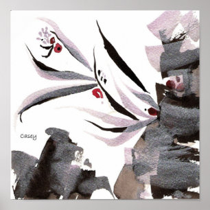 Impression de roche de lavande