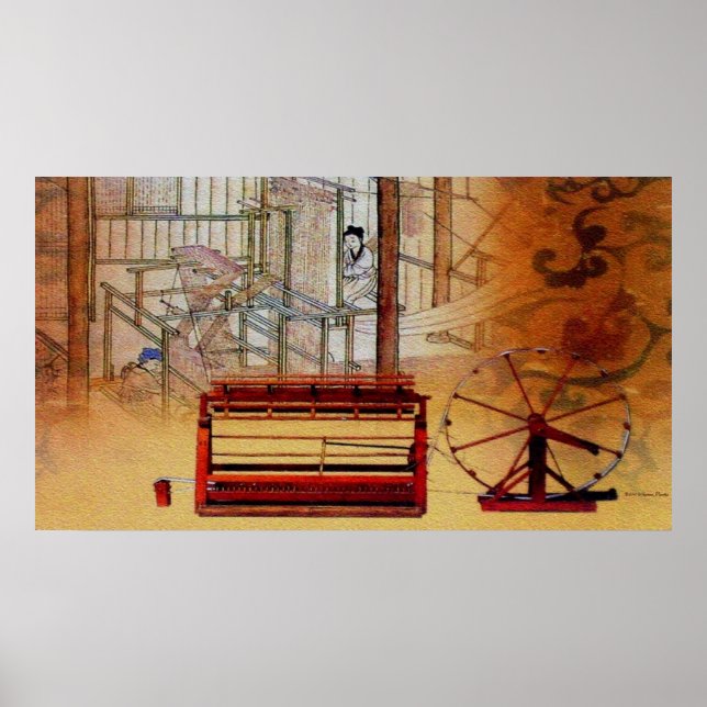 Impression de roue tournante chinoise (Devant)