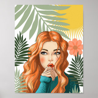 Impression de rousse tropicale