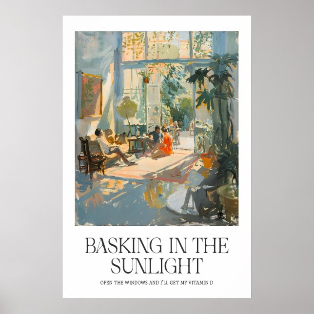 Impression de salon ensoleillé inspiré de Matisse, (Devant)