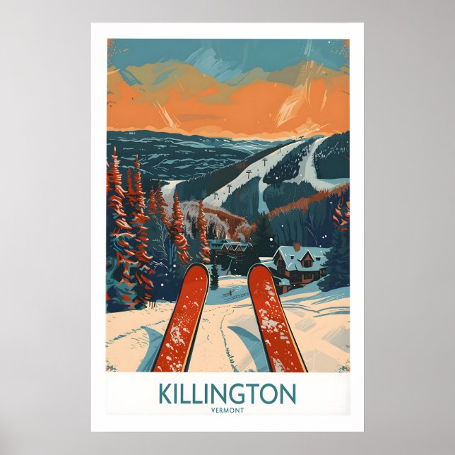 Impression de ski Killington - Vermont 1 (Devant)