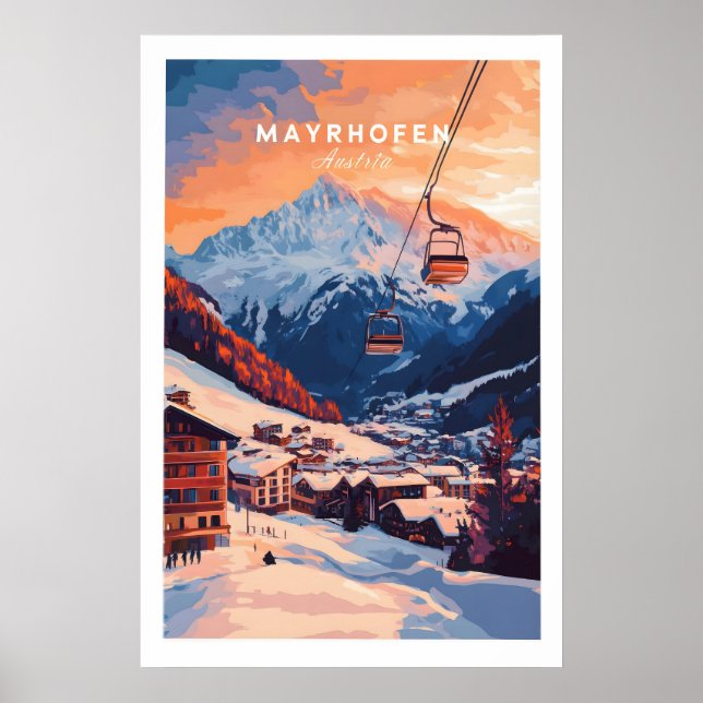 Impression de ski Mayrhofen Autriche 1 (Devant)
