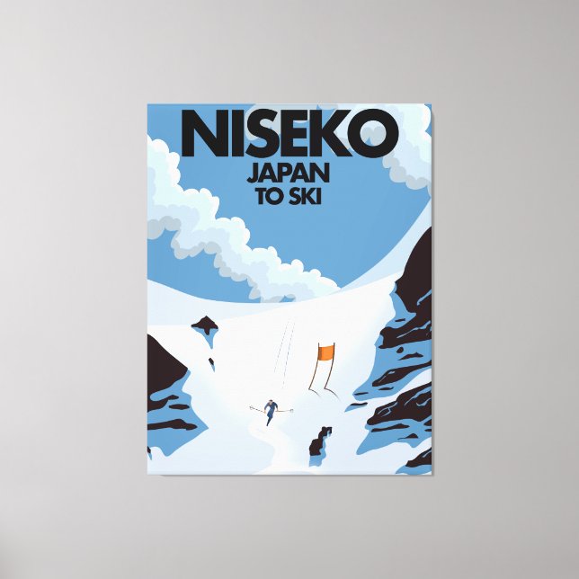 Impression de ski Niseko Japon (Recto)