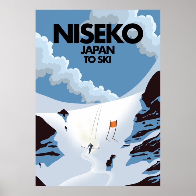 Impression de ski Niseko Japon (Devant)
