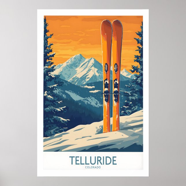 Impression de ski Telluride - Colorado 1 (Devant)