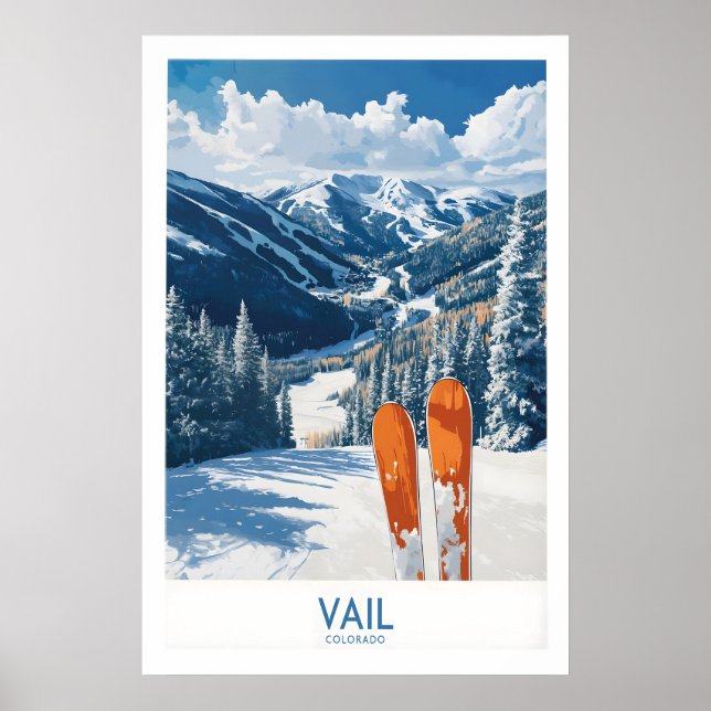 Impression de ski Vail - Colorado 1 (Devant)