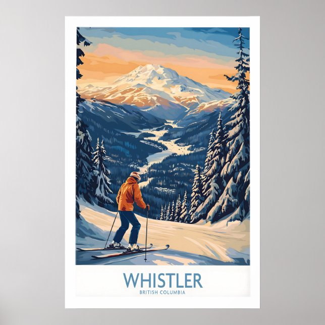 Impression de ski Whistler - Colombie-Britannique  (Devant)