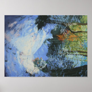 Impression De Snowy Moorland Path