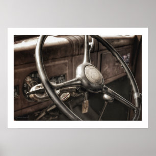 Impression de tableau de bord vintage