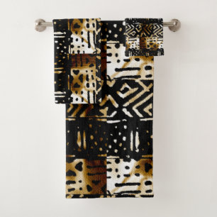 Impression de tissu de boue africaine