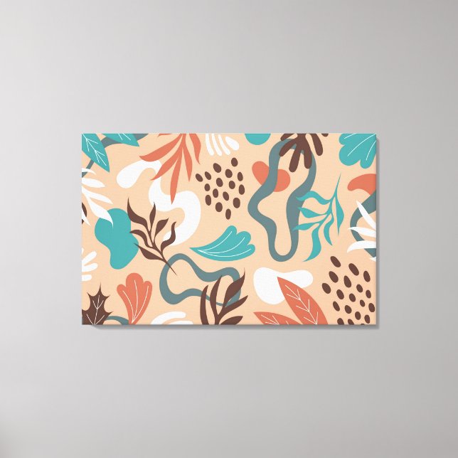 Impression de toile Abstraite florale (Recto)