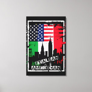 Impression de toile américaine italienne
