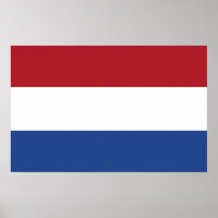 Impression de toile avec drapeau de Pays-Bas