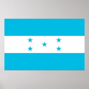 Impression de toile avec Drapeau du Honduras