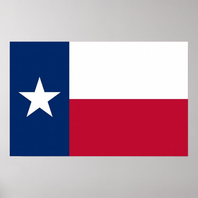 Impression de toile avec Drapeau du Texas, U.S.A. (Devant)