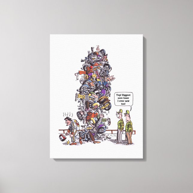 Impression de toile blanche plus grande perdue (Recto)