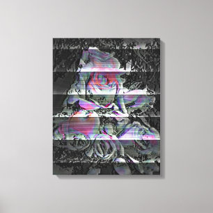 Impression de toile Bouquet Techno
