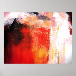 Impression de toile brillante d'art Abstrait moder