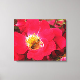 Impression de toile - Collecte de pollen