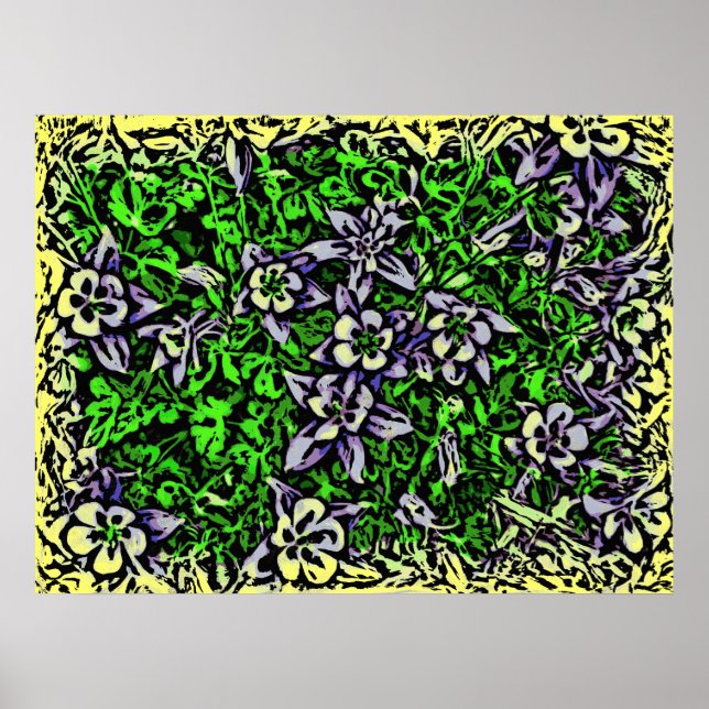 Impression de toile colorée du Colorado (Devant)