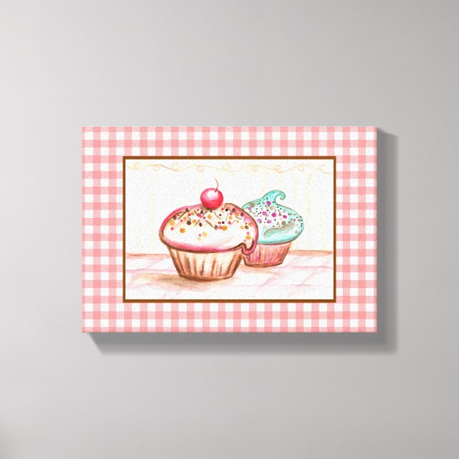 Impression de toile Cupcake (Recto)