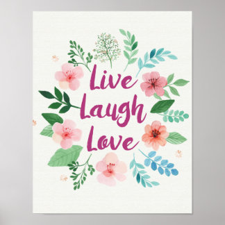 Impression de toile d'amour de rire en direct
