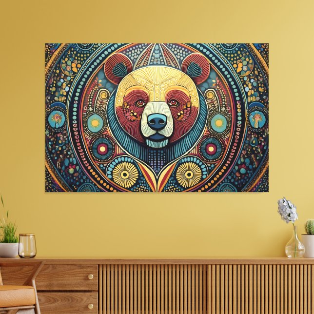 Impression de toile d'art Abstrait (Insitu(Salon))