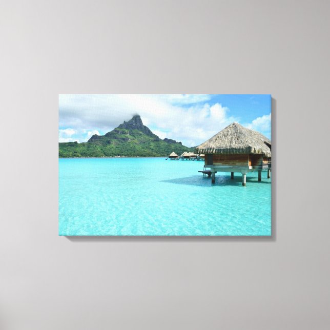 Impression de toile de station Bora Bora (Recto)