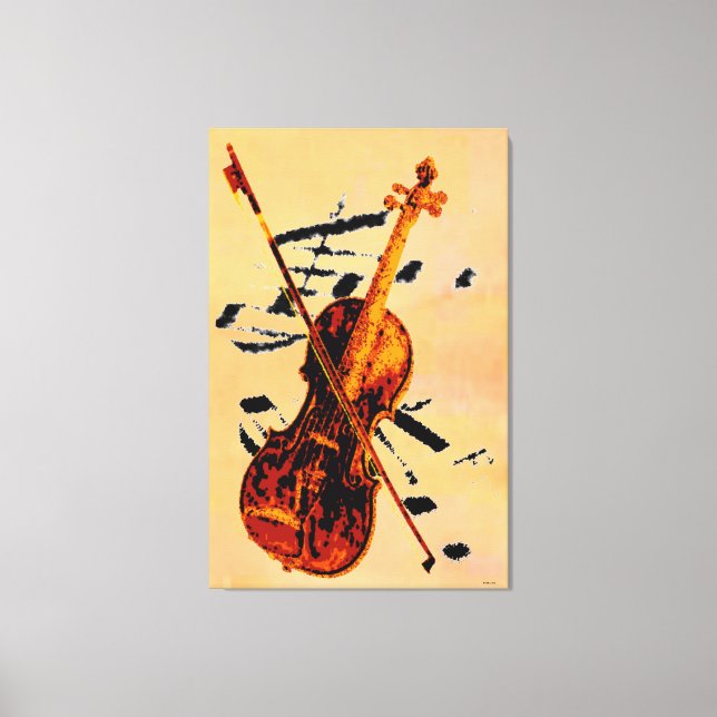 Impression de toile de violon (Recto)