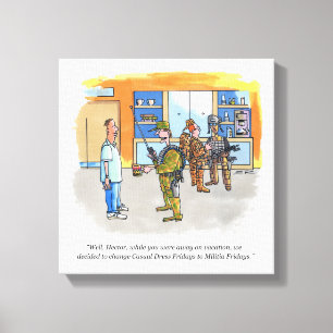 Impression de toile du vendredi de la milice