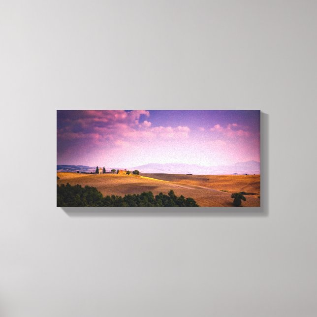 Impression de toile embouteillée - Paysage Italie (Recto)